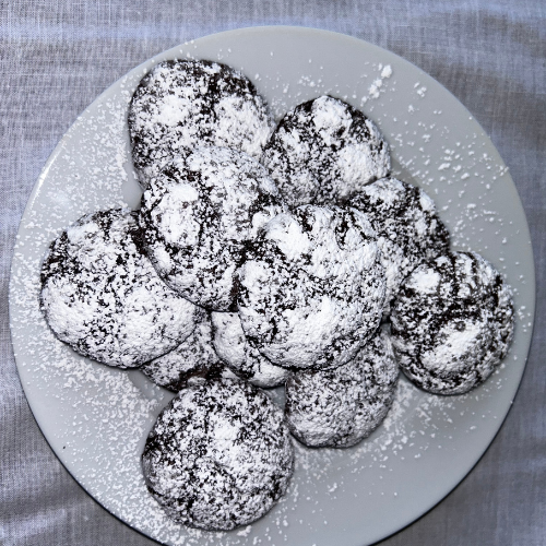 Chocolate crinkles (docena)